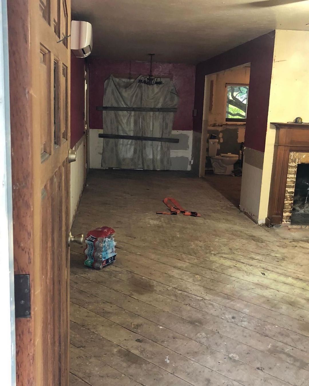 Family Room/Dining - Restoration Process