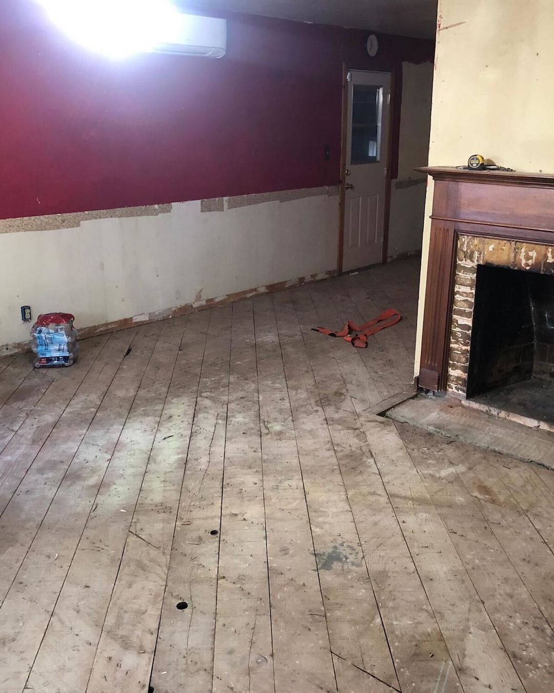 Entry/Family Room - Restoration Process